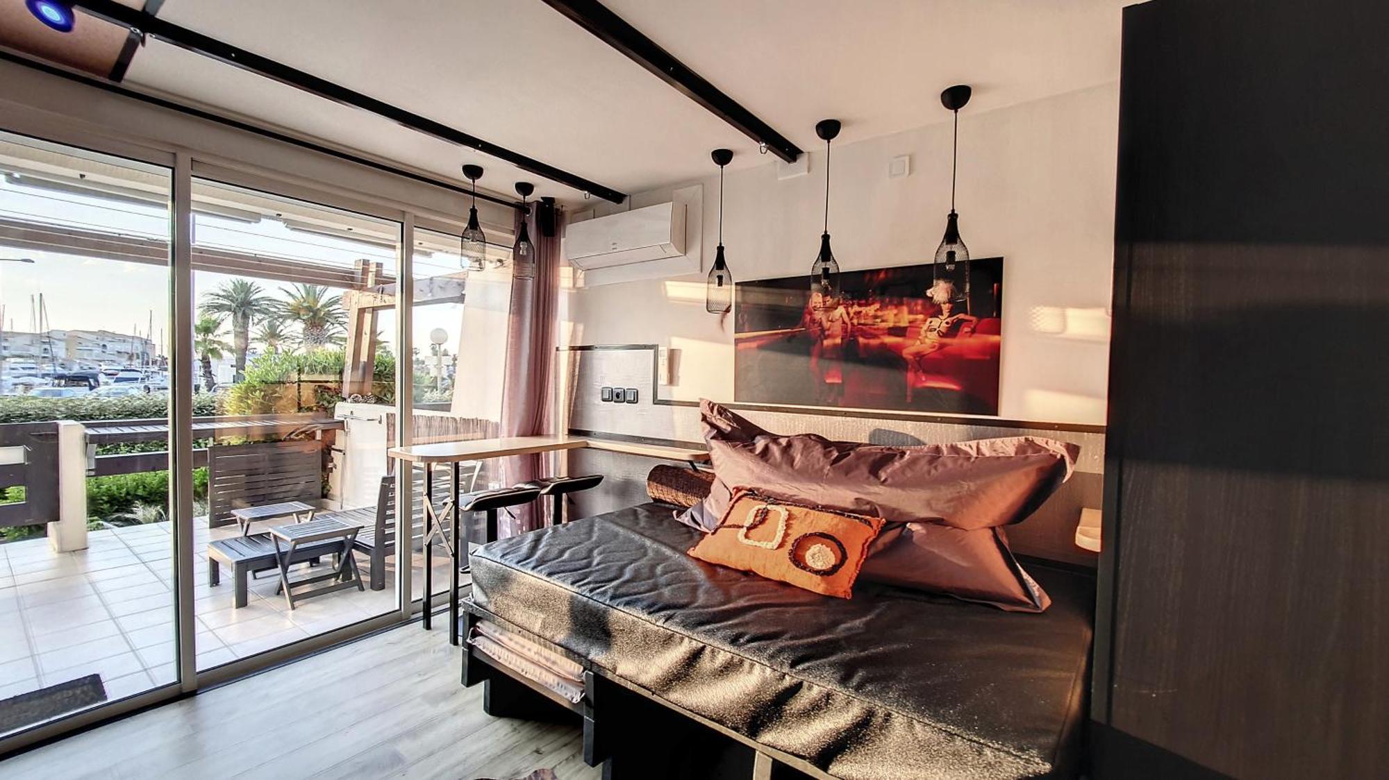 Apartment Naturist Cap In Loft アグド エクステリア 写真